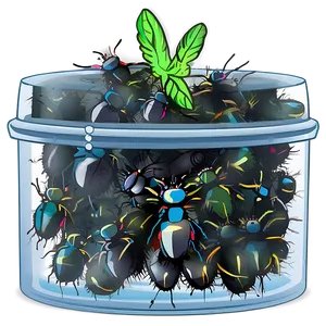 Flies In A Jar PNG Dle PNG