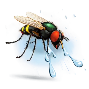 Flies In The Rain Png 06122024 PNG image