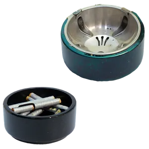 Flip Top Ashtray PNG 06262024