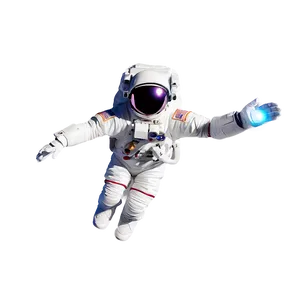 Floating Astronaut In Space PNG Vja3