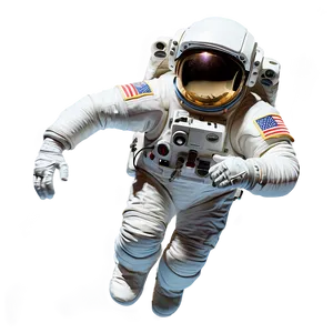 Floating Astronaut In Space PNG Yvo11