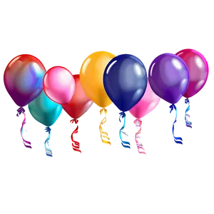 Floating Balloons PNG 05042024