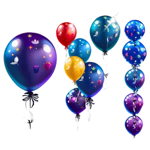 Floating Balloons PNG Lsy19