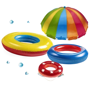 Floating Beach Toys Png Tjc65 PNG image