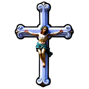 Floating Catholic Cross Component PNG Ncm PNG