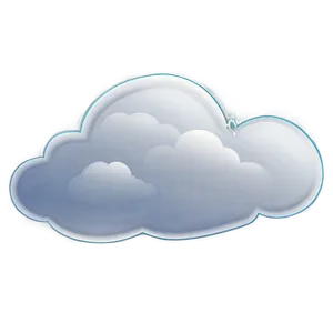 Floating Cloud Vector PNG 86