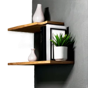 Floating Corner Shelves Png Iyr55 PNG image