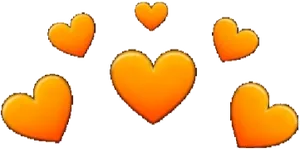 Floating Hearts Overlay PNG