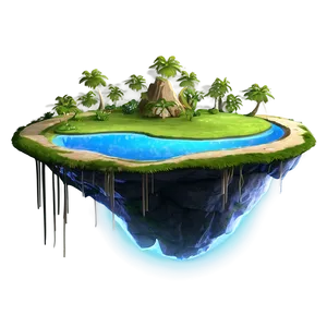 Floating Island Fantasy Png Igi37 PNG image