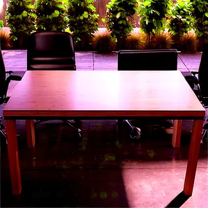 Floating Office Desk PNG Hgw