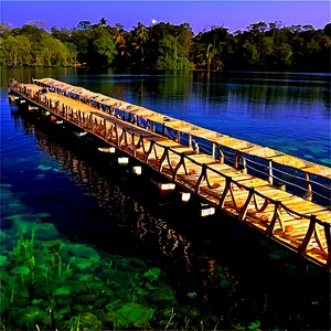 Floating Pontoon Bridge Png 05242024 PNG image