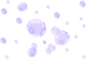 Floating Purple Soap Bubbles PNG image