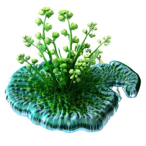 Floating Seaweed Scene PNG Xcr