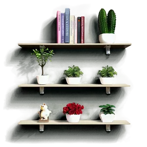 Floating Shelves Arrangement Ideas PNG Poy PNG