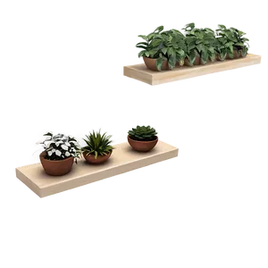 Floating Shelves For Plants PNG Hvp