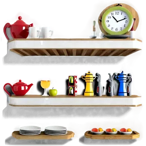 Floating Shelves In Dining Room PNG 18 PNG