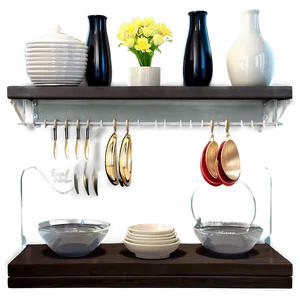 Floating Shelves In Dining Room PNG Ell PNG