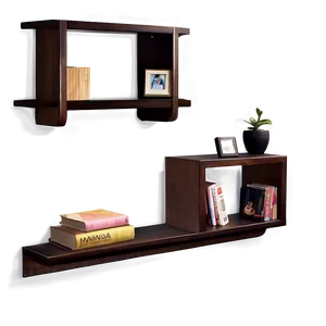 Floating Shelves In Living Room PNG Lls39 PNG