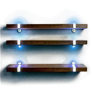 Floating Shelves With Lights Png Cwj PNG image