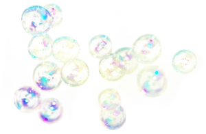 Floating Soap Bubbles Nighttime PNG image