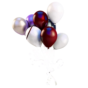 Floating White Balloons Png Qib92 PNG image