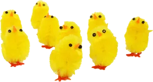 Flock_of_ Fuzzy_ Yellow_ Chicks