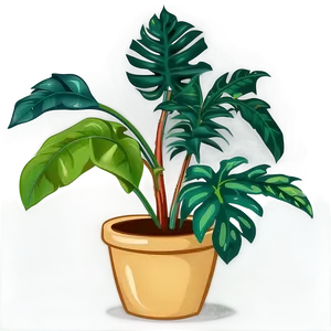 Floor Plant Clipart PNG 06282024