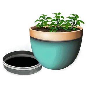 Floor Plant In Pot PNG 06282024