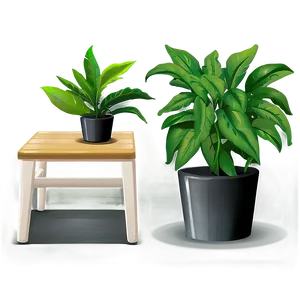 Floor Plant Vector PNG Raf