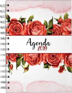 Floral Agenda2019 Cover PNG image