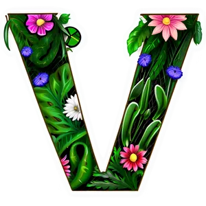 Floral Alphabet PNG Gkc28