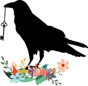 Floral_ Arrangement_ Black_ Background