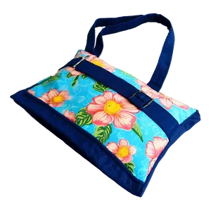 Floral Beach Bag Png Vuo PNG image