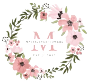 Floral_ Border_ Logo_ Design_ Marys4everflowers PNG image