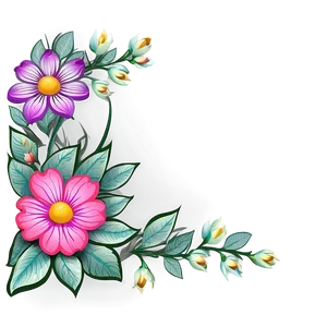 Floral Border PNG 88