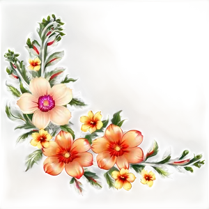 Floral Border Transparent PNG 05252024 PNG