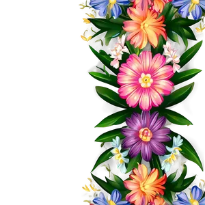 Floral Bouquet Border Png Jda PNG image