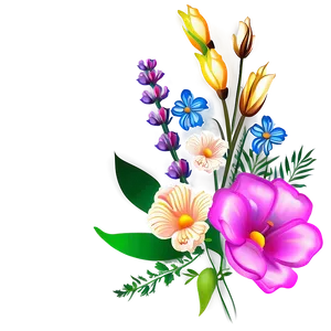 Floral Bouquet Clipart PNG 44