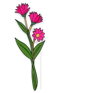 Floral Bouquet Outline PNG Lon99 PNG