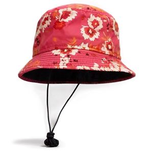Floral Bucket Hat PNG Wmx62 PNG