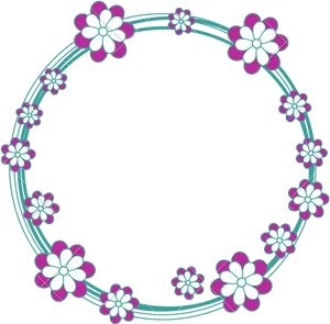 Floral_ Circle_ Border_ Design.png PNG image