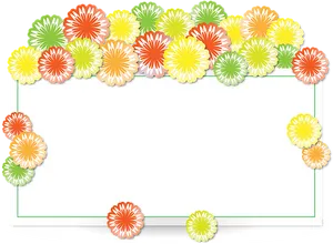 Floral Decorated Blank Frame