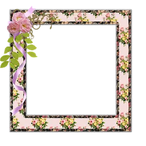 Floral Decorated Frame