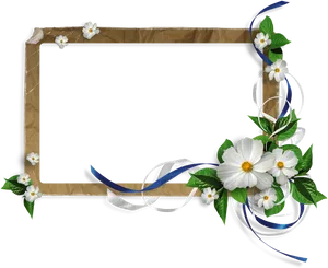 Floral Decorated Frame PNG image