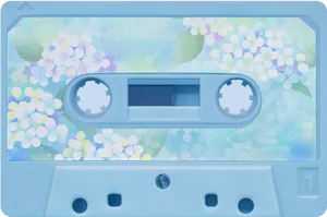 Floral Design Cassette Tape PNG