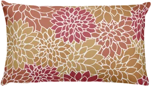 Floral Design Decorative Pillow PNG image