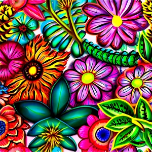 Floral Doodle PNG 05212024