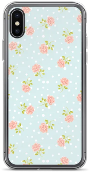 Floral Dot Pattern Phone Case PNG