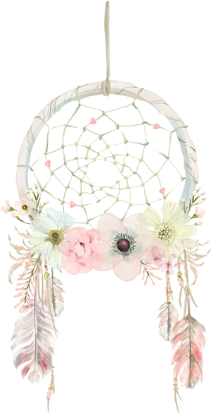 Floral Dreamcatcher Design.png PNG image