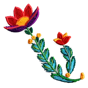 Floral Embroidery Png 81 PNG image